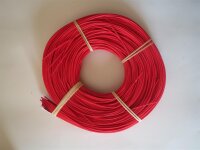 2,25 mm Peddigrohr 500g rot rotband auf der Rolle